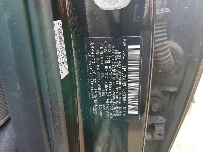 2021 HYUNDAI TUCSON LIMITED  