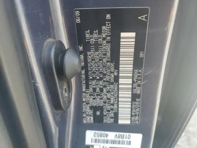 2010 TOYOTA SIENNA CE  