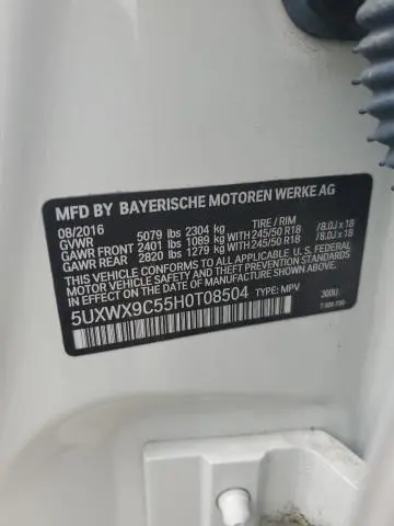 2017 BMW X3 XDRIVE28I  