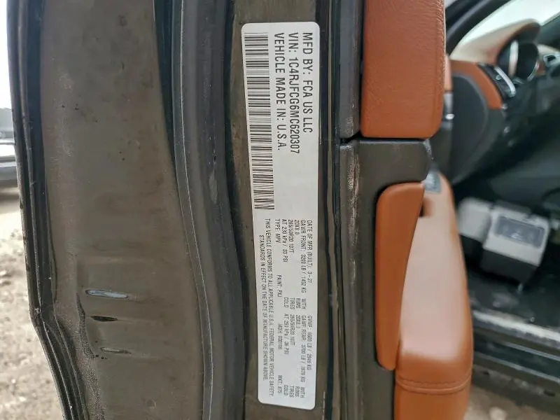 2021 JEEP GRAND CHEROKEE OVERLAND  