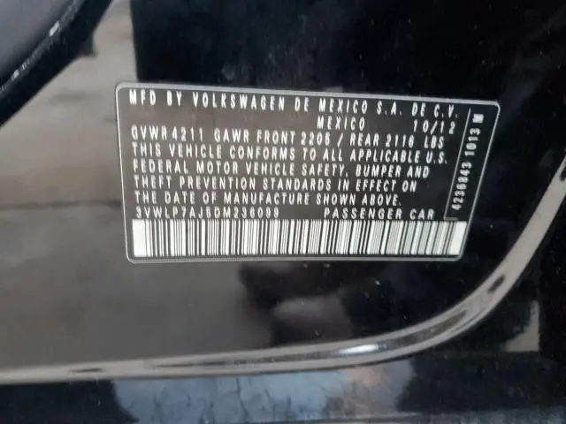 2013 VOLKSWAGEN JETTA SEL  