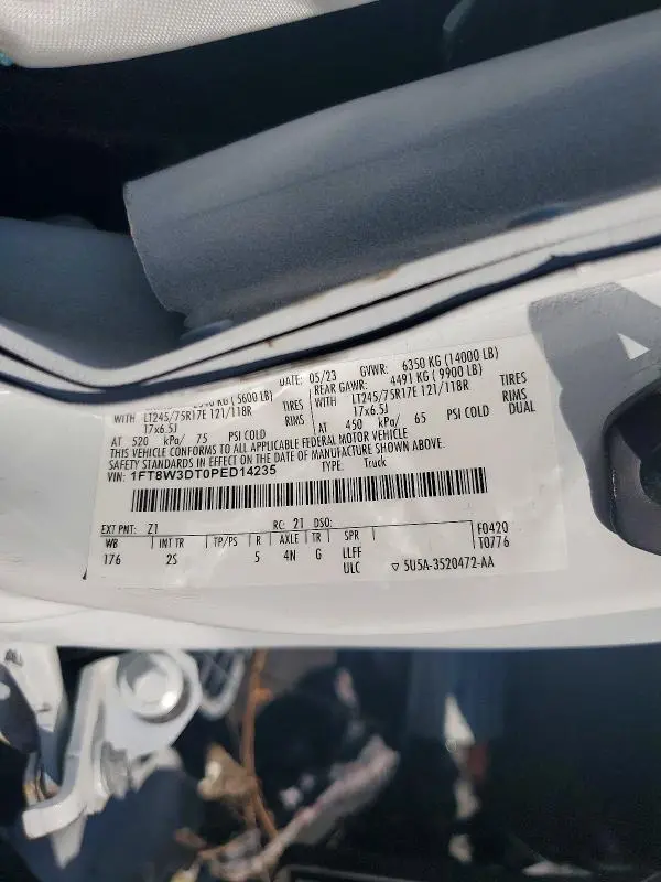 2023 FORD F350 SUPER DUTY  