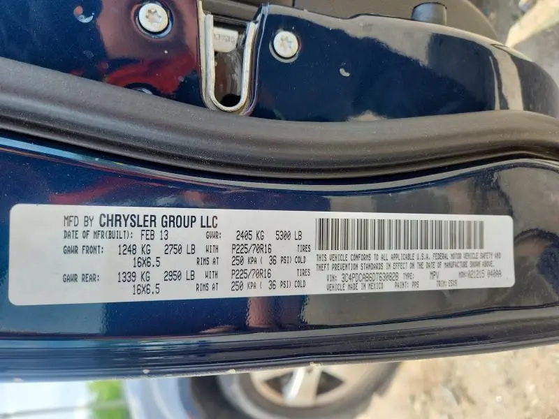 2013 DODGE JOURNEY SE  
