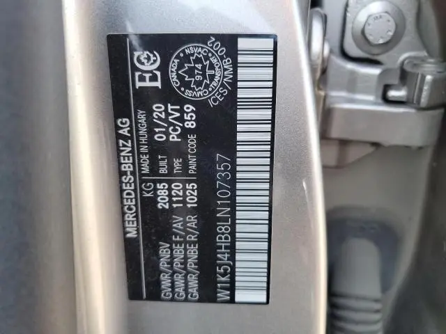 2020 MERCEDES-BENZ CLA 250 4MATIC  