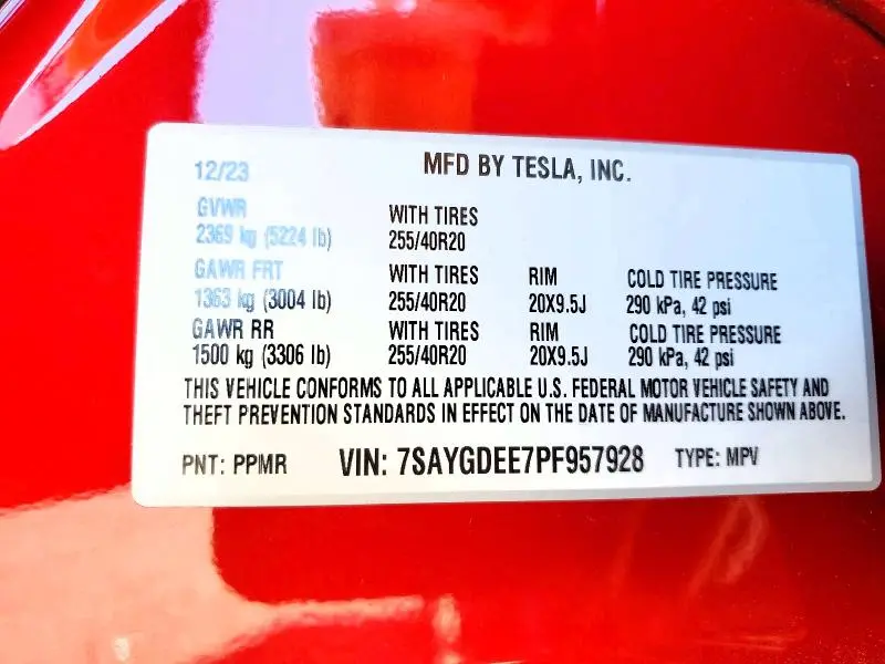 2023 TESLA MODEL Y   