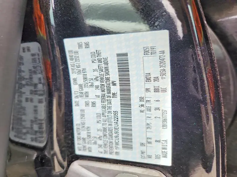 2014 FORD ESCAPE TITANIUM  