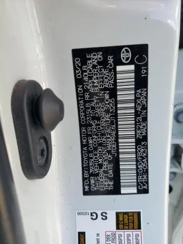 2020 TOYOTA COROLLA LE