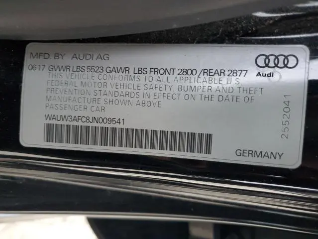 2018 AUDI A7 PREMIUM PLUS  