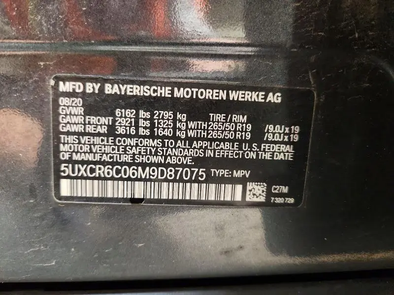 2021 BMW X5 XDRIVE40I  