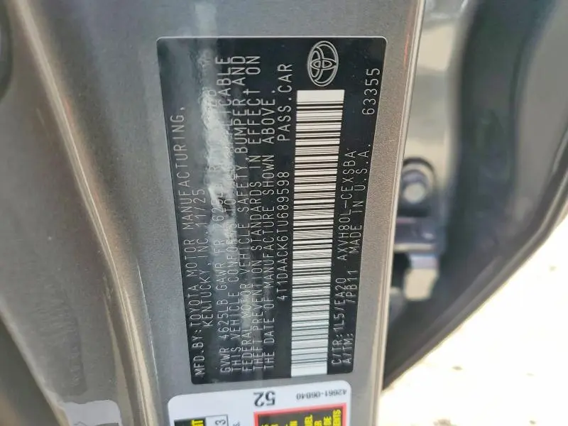 2026 TOYOTA CAMRY SE  