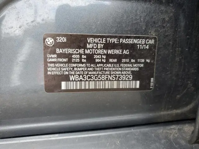 2015 BMW 320 I XDRIVE  