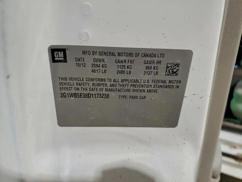 2013 CHEVROLET IMPALA LT  