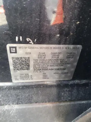 2019 CHEVROLET BLAZER 1LT  