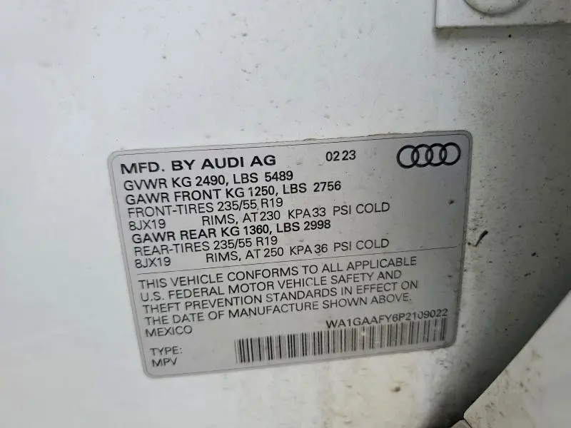 2023 AUDI Q5 PREMIUM 45  