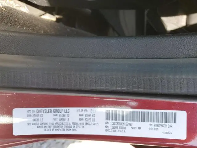 2012 CHRYSLER 200 LIMITED  