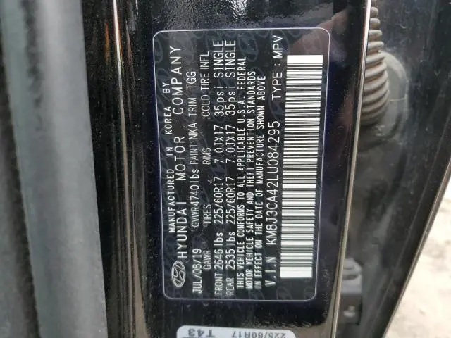 2020 HYUNDAI TUCSON LIMITED  