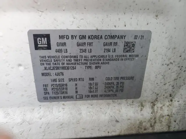 2021 BUICK ENCORE PREFERRED  