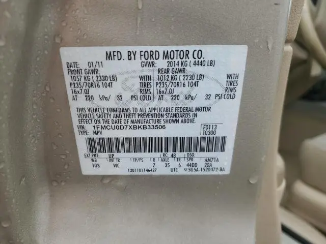 2011 FORD ESCAPE XLT  