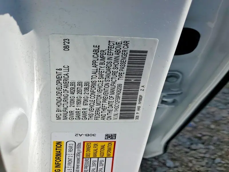 2023 HONDA ACCORD HYBRID SPORT  