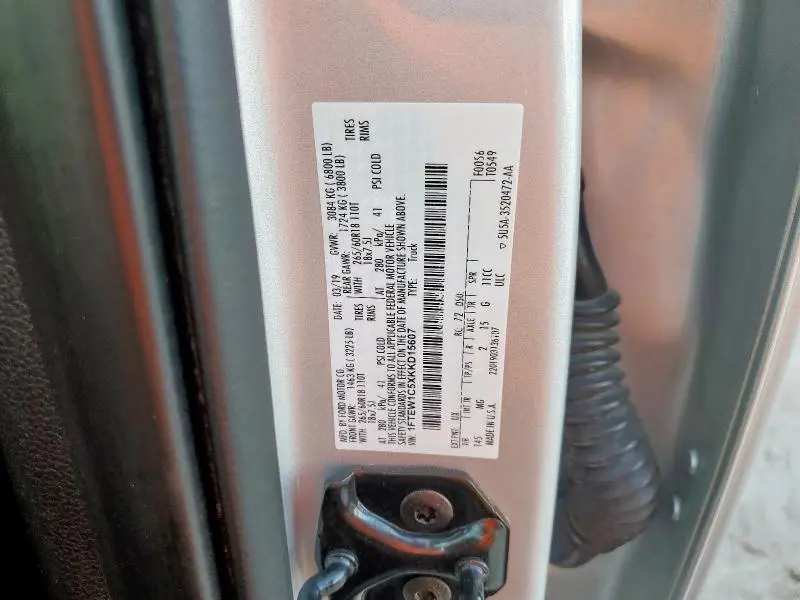2019 FORD F150 SUPERCREW  