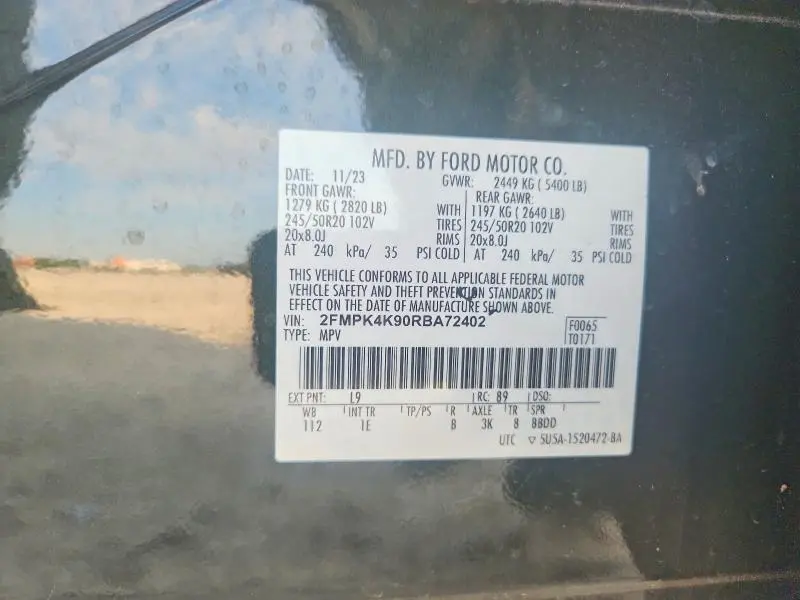 2024 FORD EDGE TITANIUM  