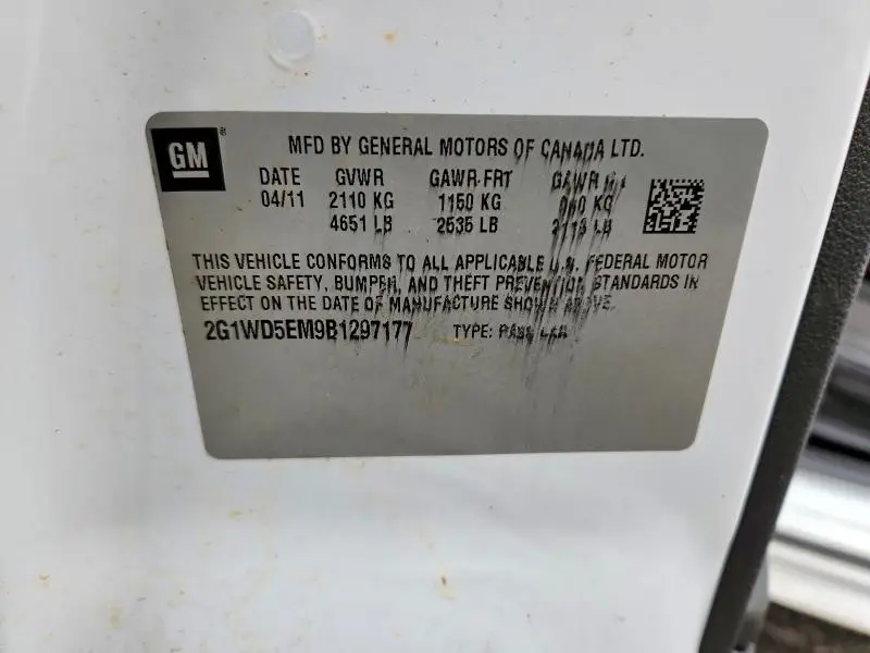 2011 CHEVROLET IMPALA   