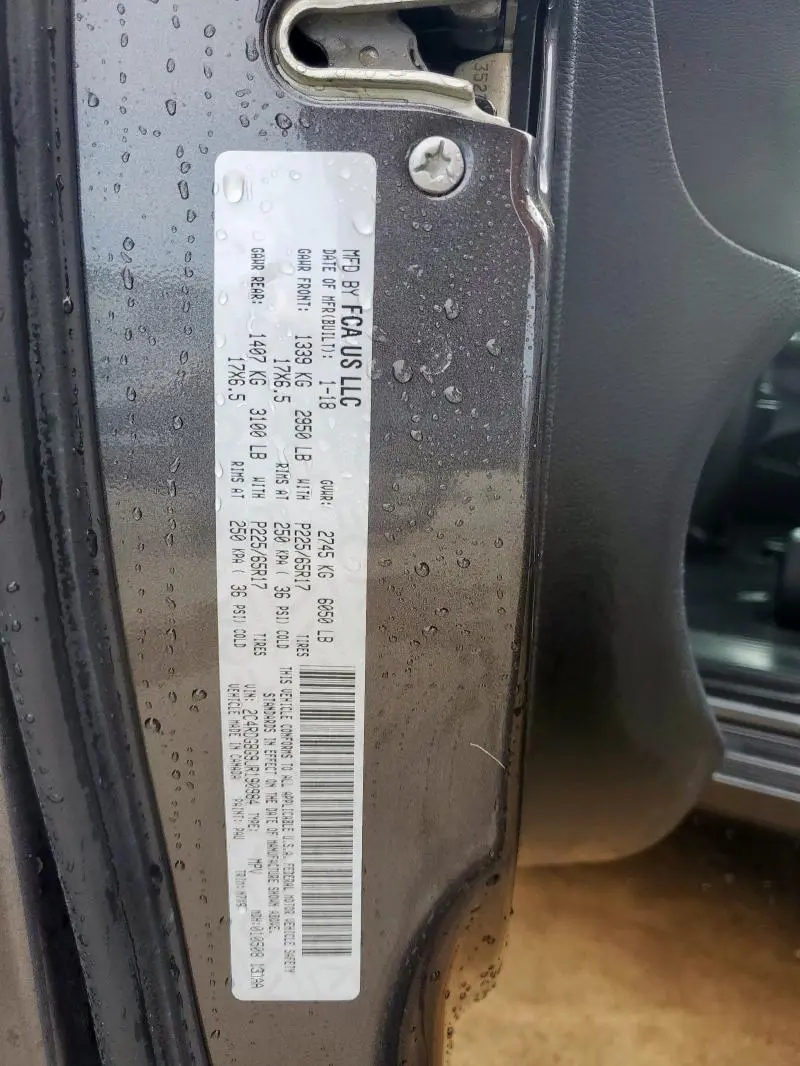 2018 DODGE GRAND CARAVAN SE  