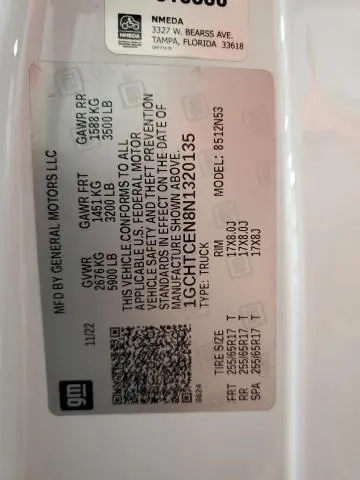 2022 CHEVROLET COLORADO LT  