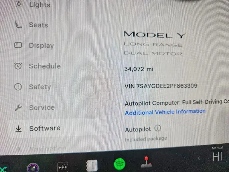 2023 TESLA MODEL Y   