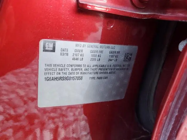 2016 CADILLAC ATS LUXURY  