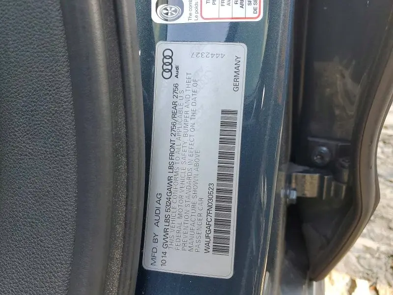 2015 AUDI A6 PREMIUM PLUS  
