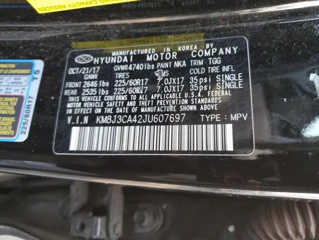 2018 HYUNDAI TUCSON SEL  