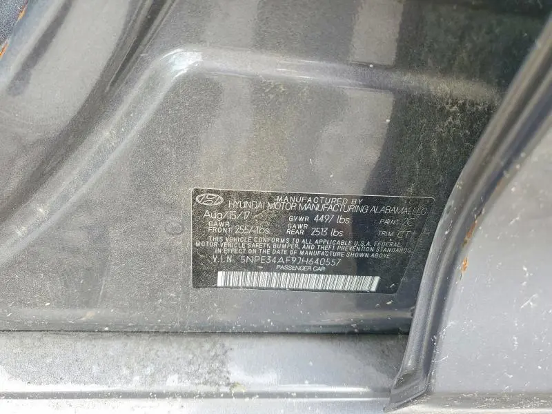 2018 HYUNDAI SONATA LIMITED  