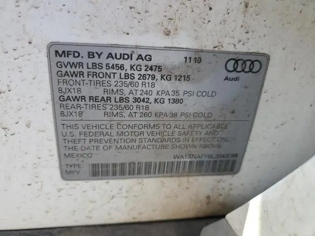 2020 AUDI Q5 PREMIUM  