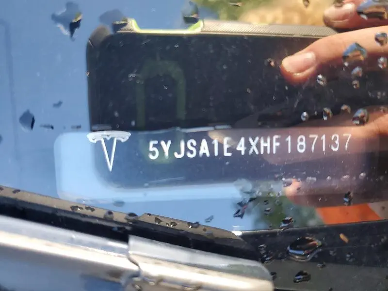 2017 TESLA MODEL S   