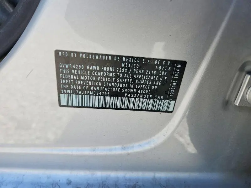 2014 VOLKSWAGEN JETTA TDI  