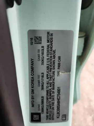 2017 CHEVROLET SPARK LS  