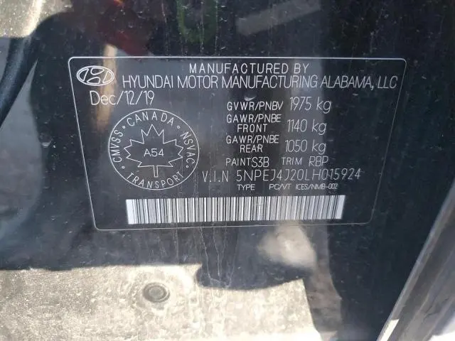 2020 HYUNDAI SONATA SEL PLUS  