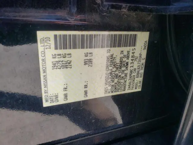 2011 NISSAN ALTIMA BASE  