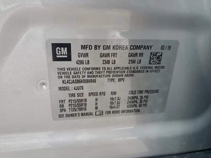 2019 BUICK ENCORE PREFERRED  