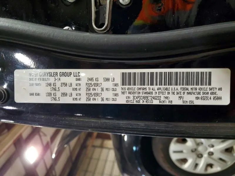 2014 DODGE JOURNEY SXT  