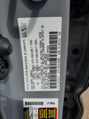 2021 TOYOTA TACOMA DOUBLE CAB  