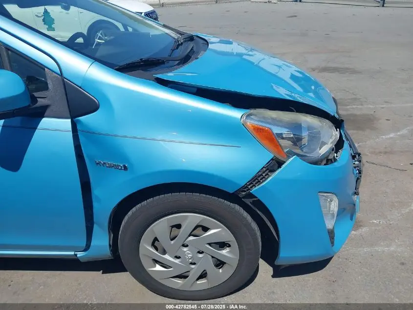 2016 TOYOTA PRIUS C ONE