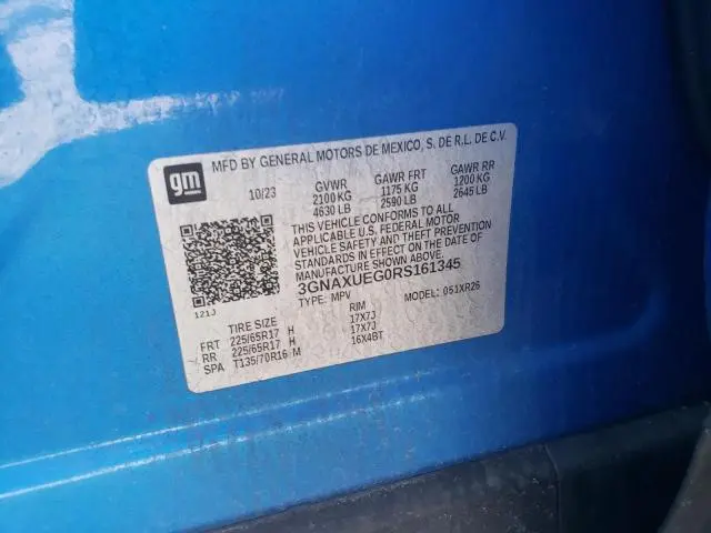 2024 CHEVROLET EQUINOX LT  