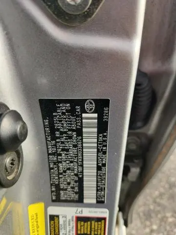 2017 TOYOTA CAMRY LE  