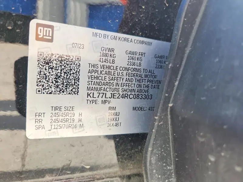 2024 CHEVROLET TRAX 2RS  