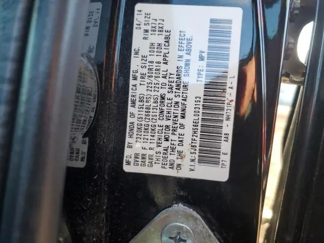 2014 HONDA CROSSTOUR EXL  