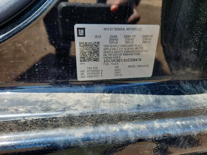 2018 CHEVROLET SILVERADO K1500 LTZ  