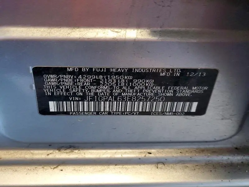 2014 SUBARU IMPREZA SPORT PREMIUM  