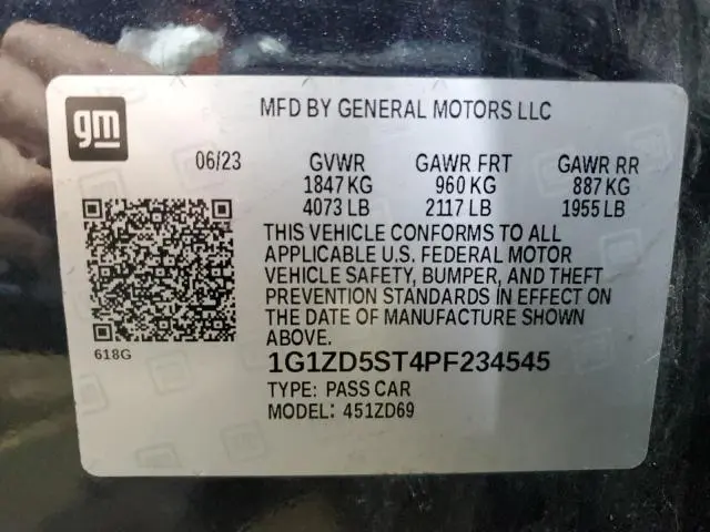 2023 CHEVROLET MALIBU LT  